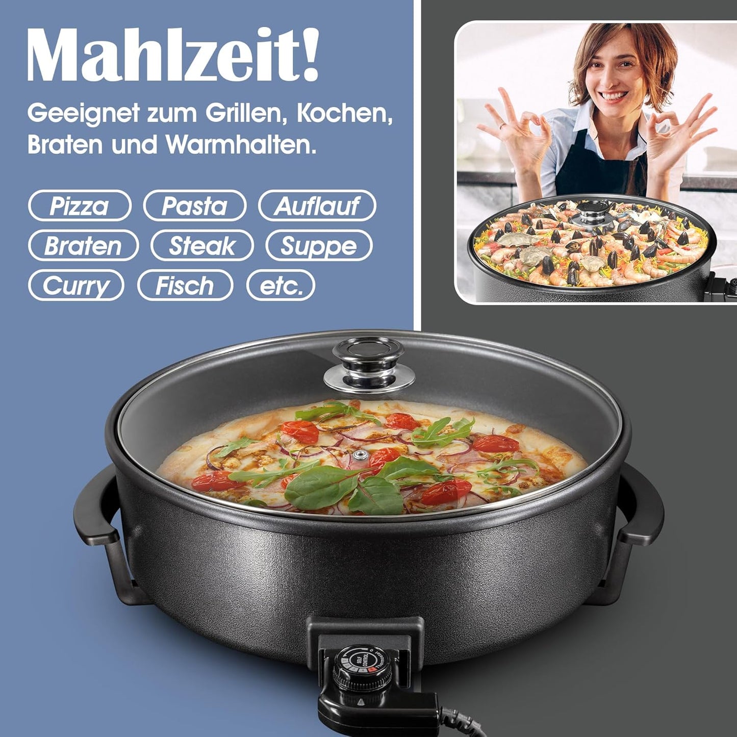 Elektrische Partypfanne