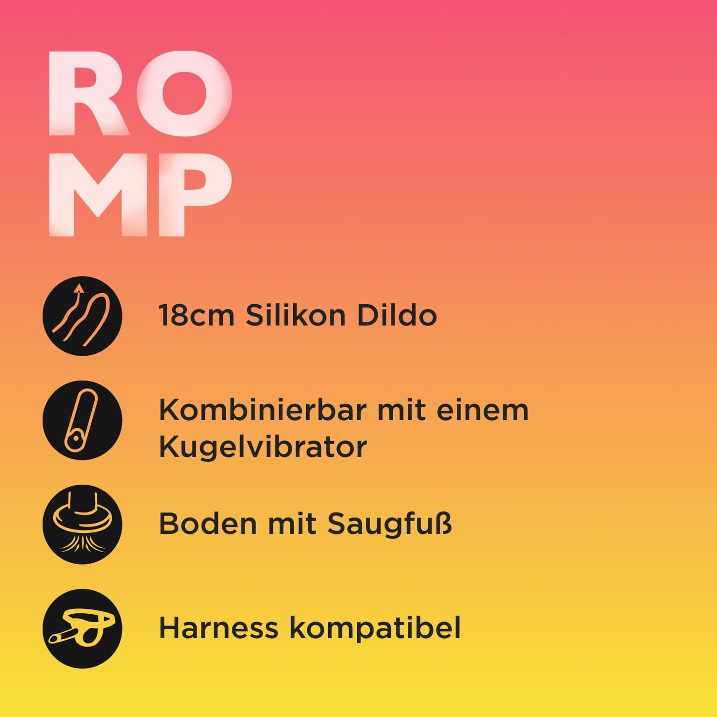 Dizi Dildo mit Saugnapf, Vibrator-kompatibel, Dizi