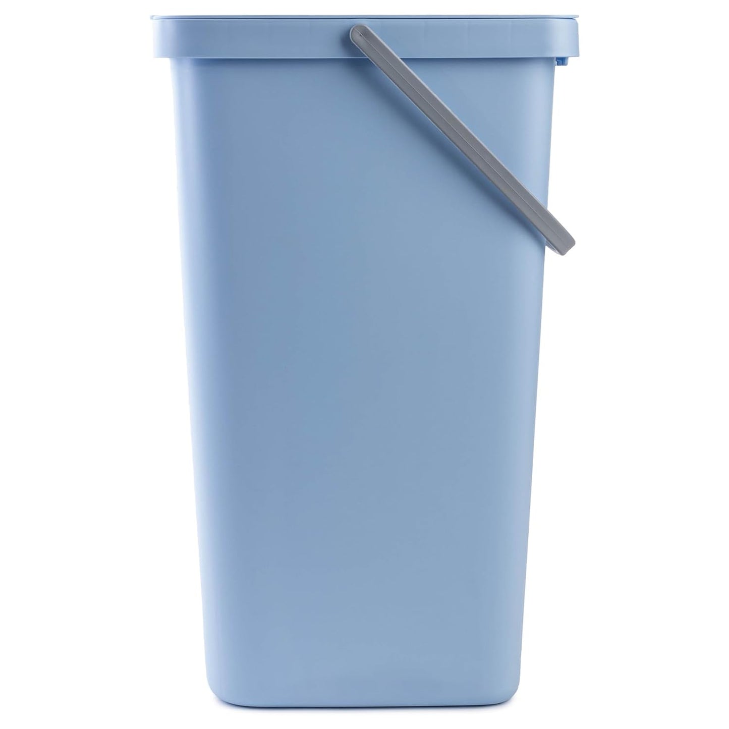 Abfallbehälter mit Deckel und Griff, 25L / Blau