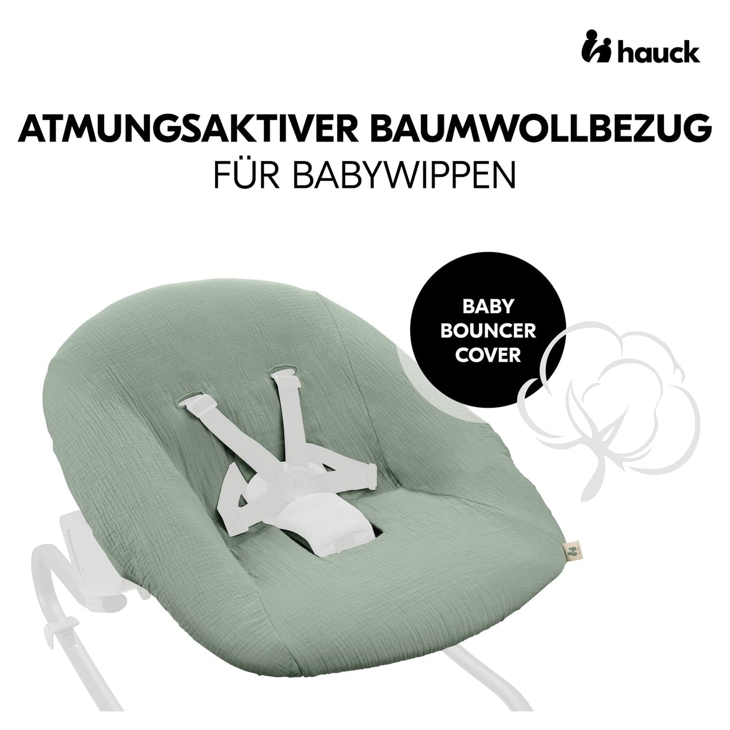 Schonbezug für Babywippen und Hochstuhlaufsätze, Sage