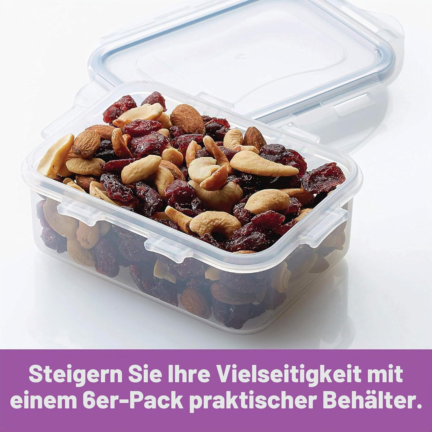 6-teiliges Frischhaltedosen-Set Easy Essentials, 6 Count (350 ml)