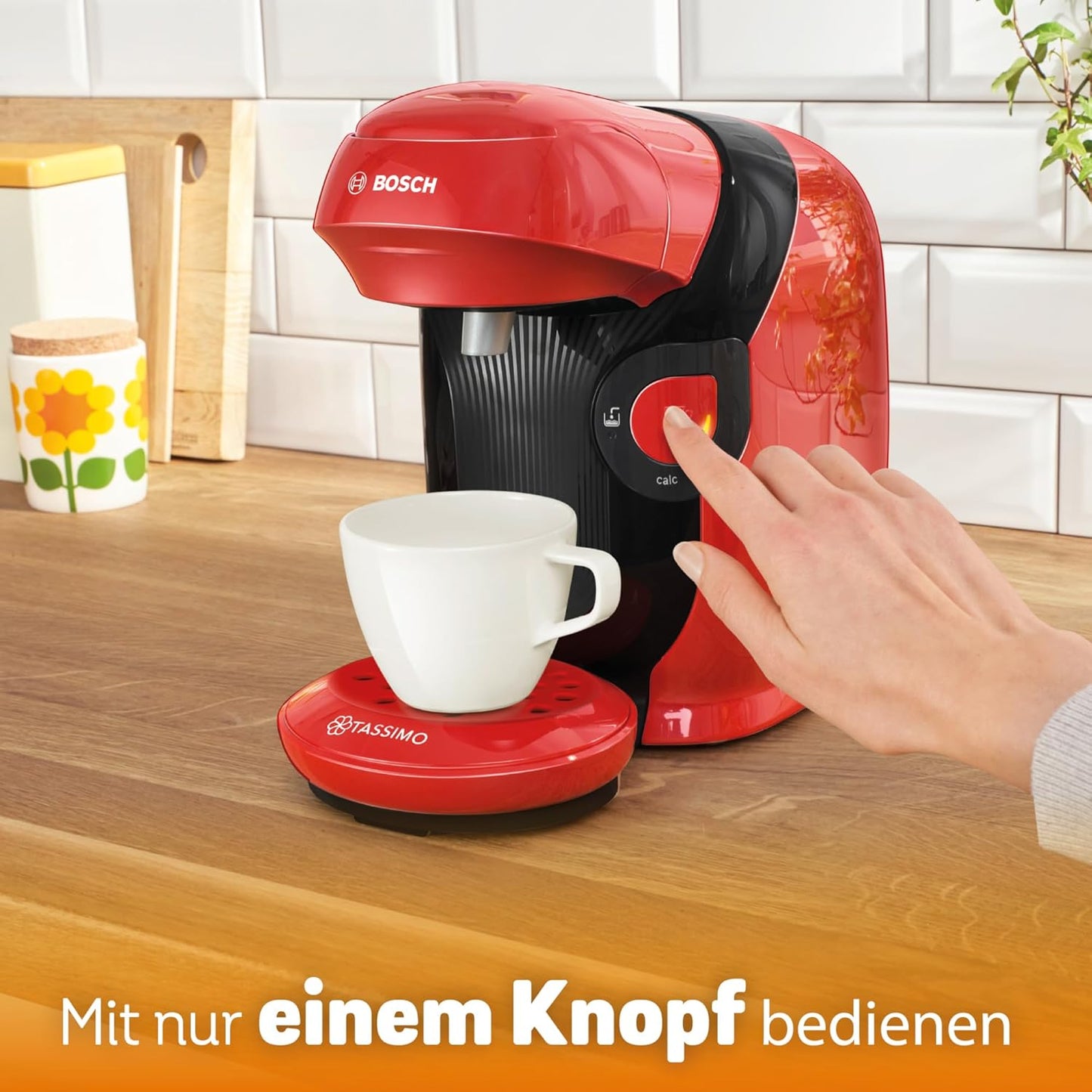 Kapselmaschine Style, Rot