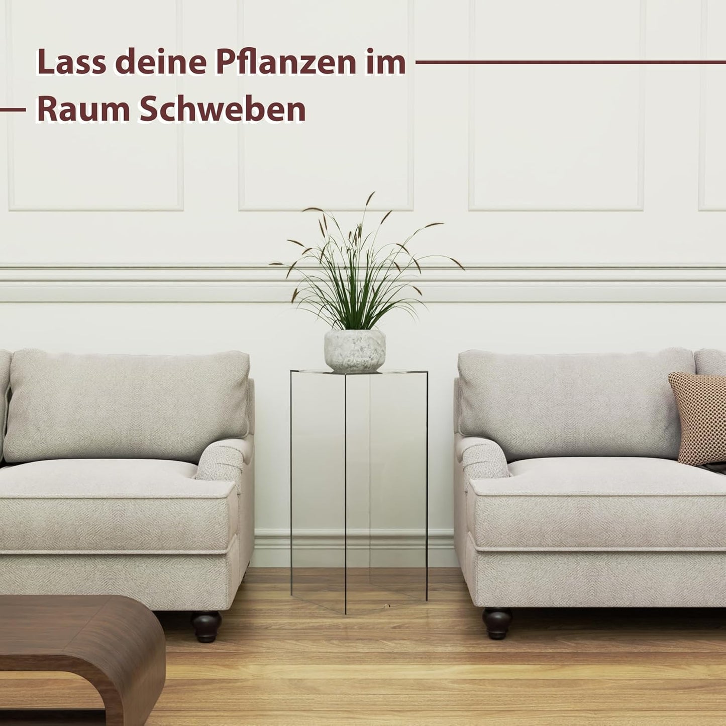 Quadratischer Blumenständer