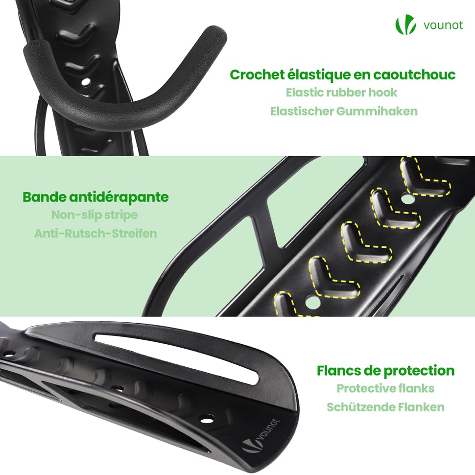 Velo-Wandhalterungsset 4er-Set, Mit 4 Schutzpads