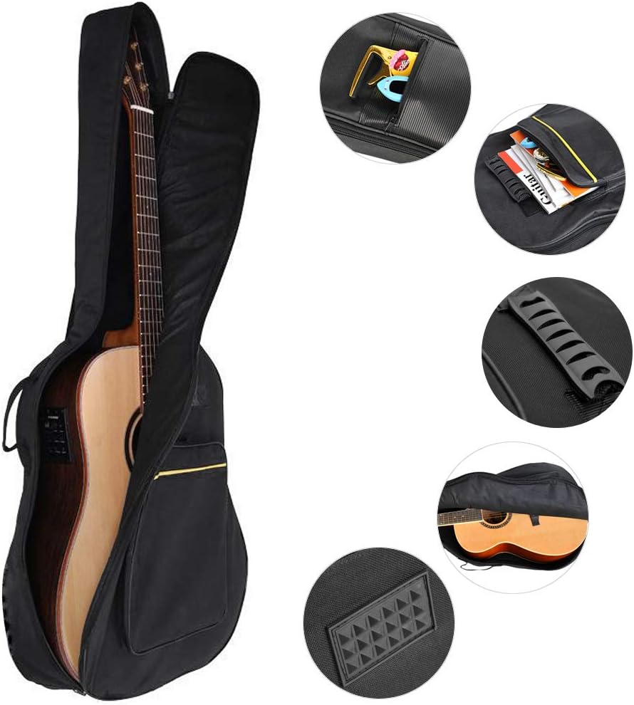 Gitarrentasche für Akustik-, Bass- und Klassikgitarren, full-size