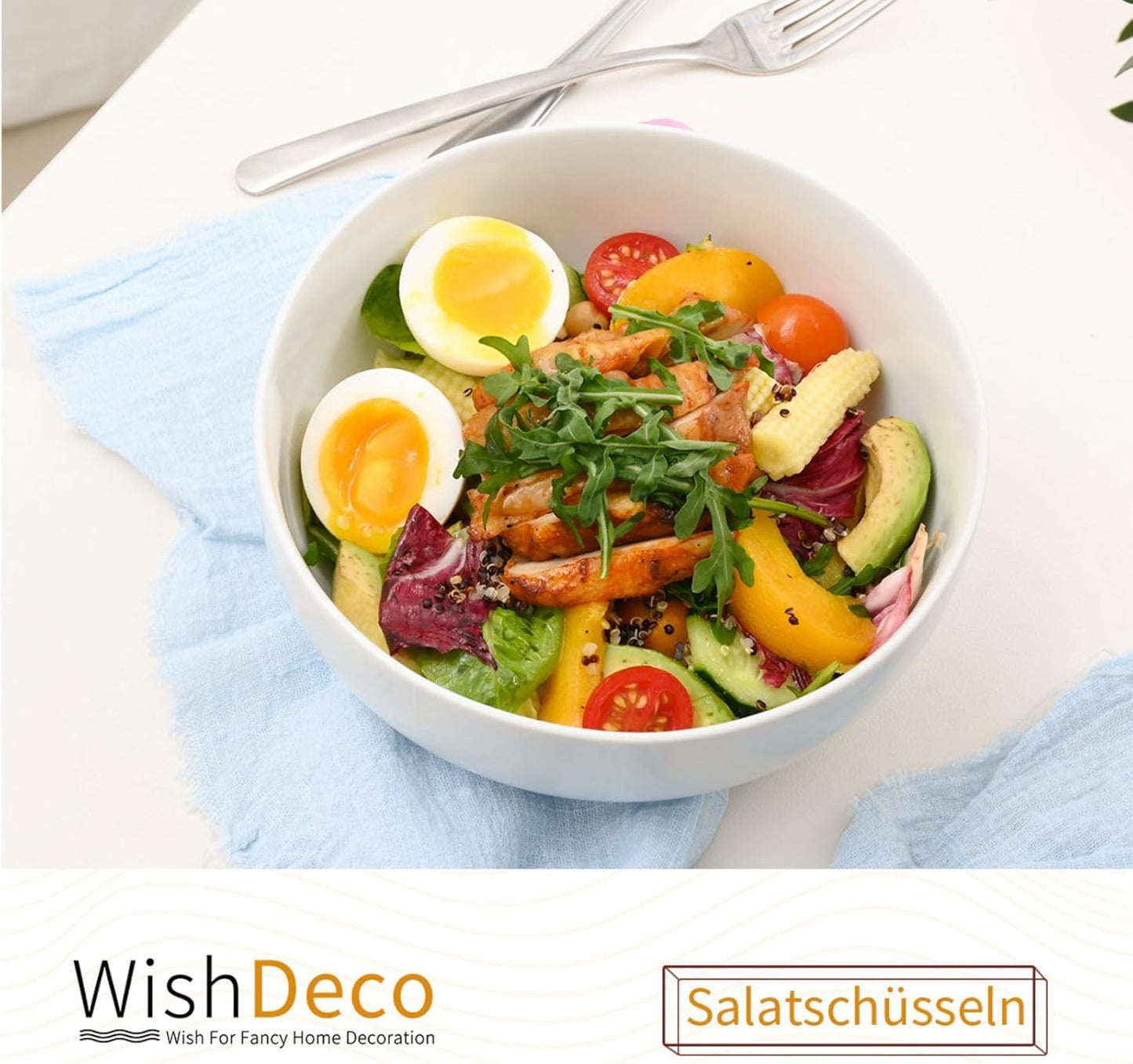 3-teiliges Suppen-/ Salatschalen Set, 1100 ml
