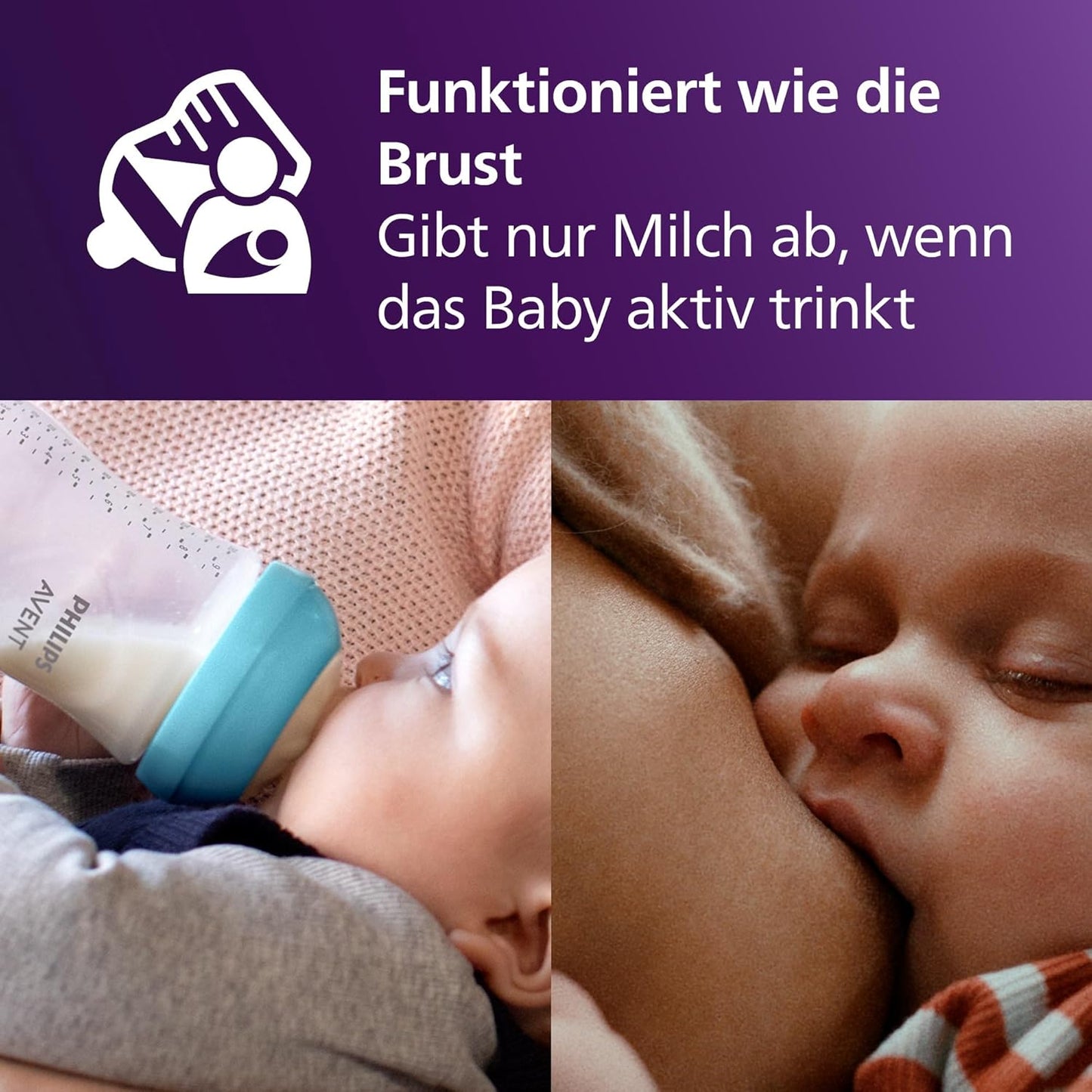 Natural Response Babyfläschchen-Set, Grün 1 stück (3er Pack)