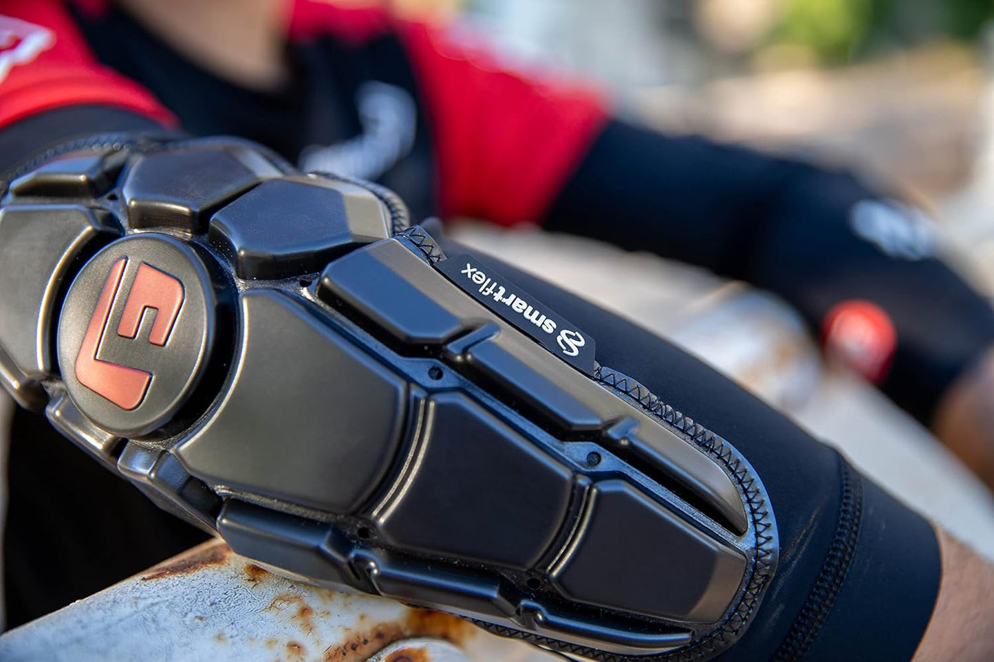Pro-X3 Ellbogenschützer für Mountainbiking, XL Schwarz