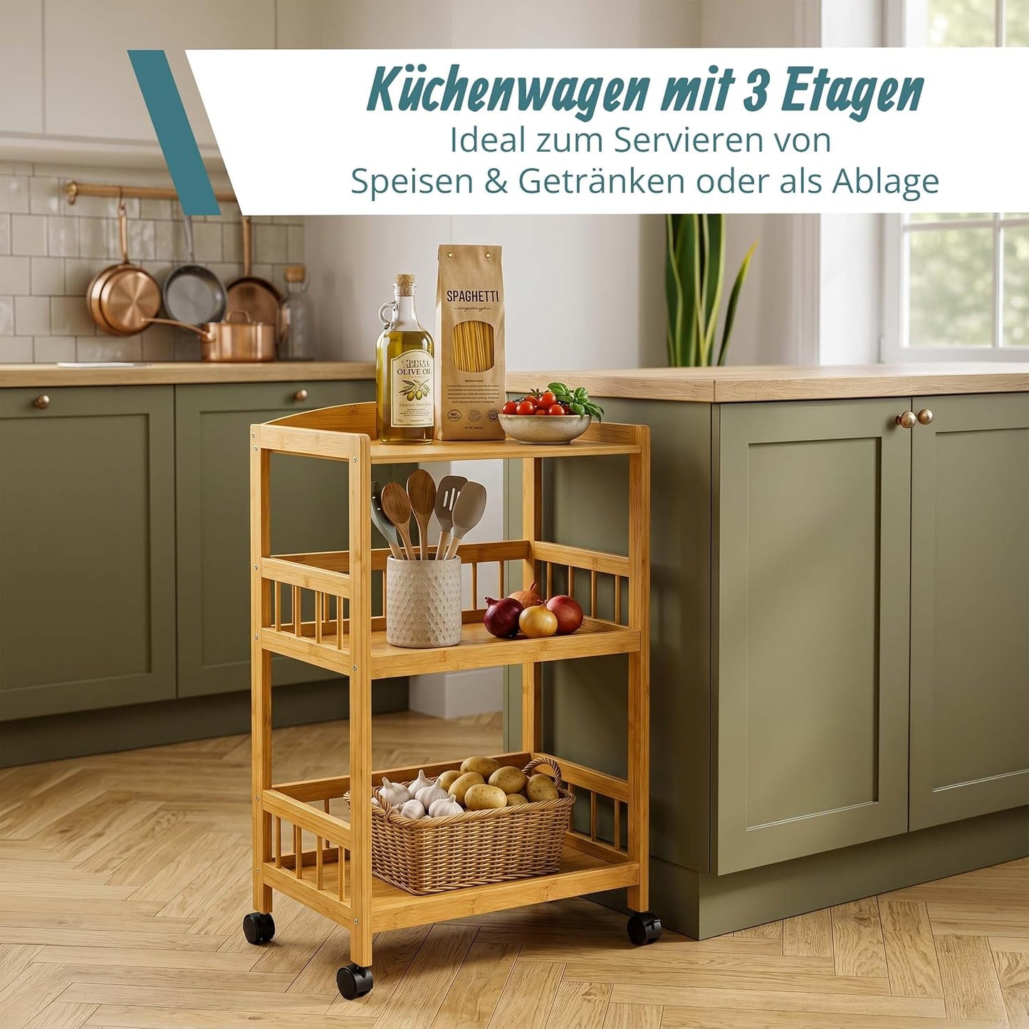 Servierwagen, Natur