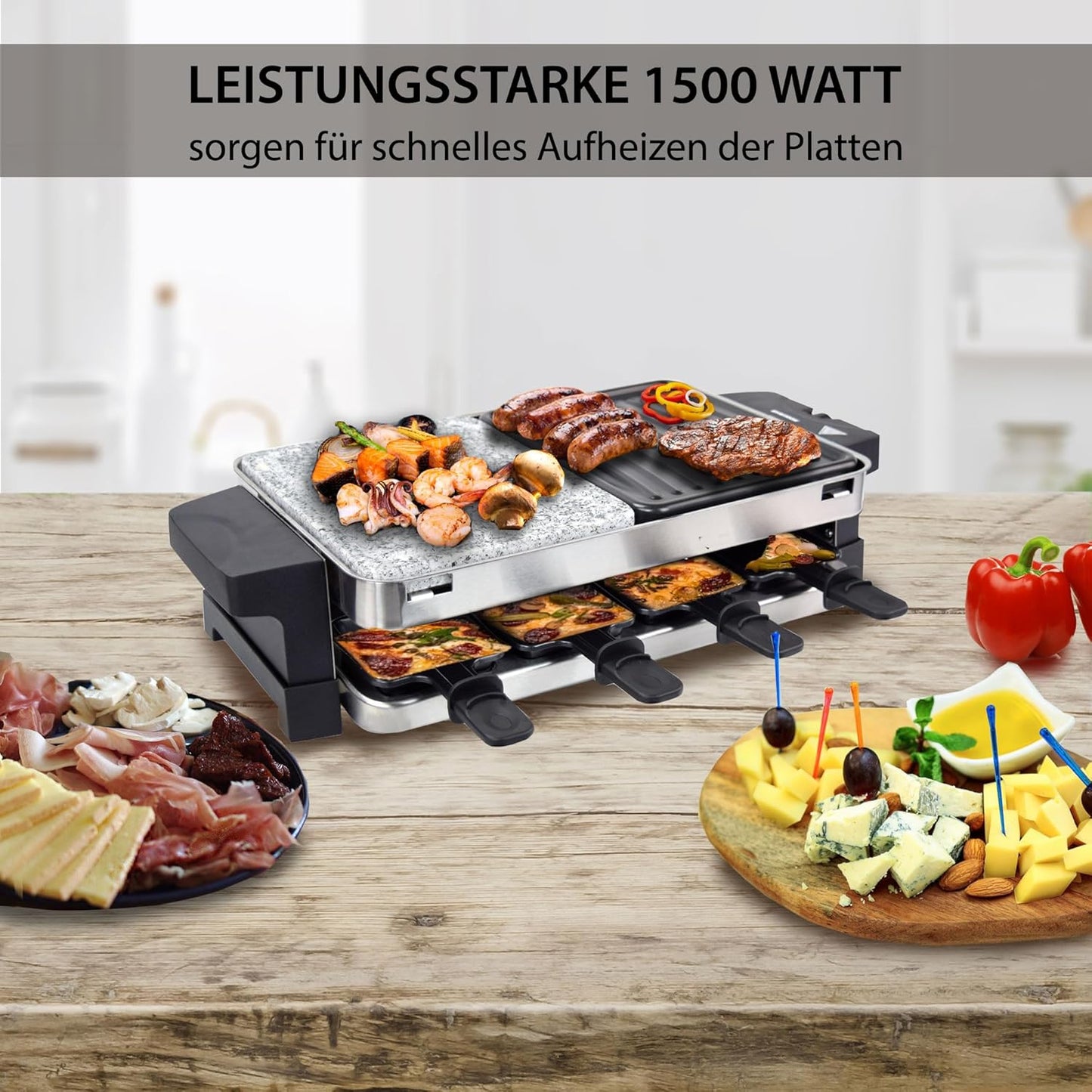 RAC-1500W-Bern Raclette-Grill Bernus