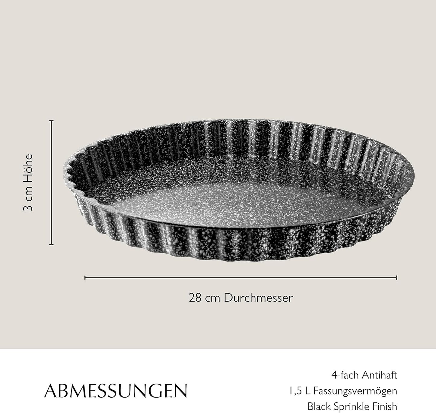 Tarte- und Quicheform, 28 cm
