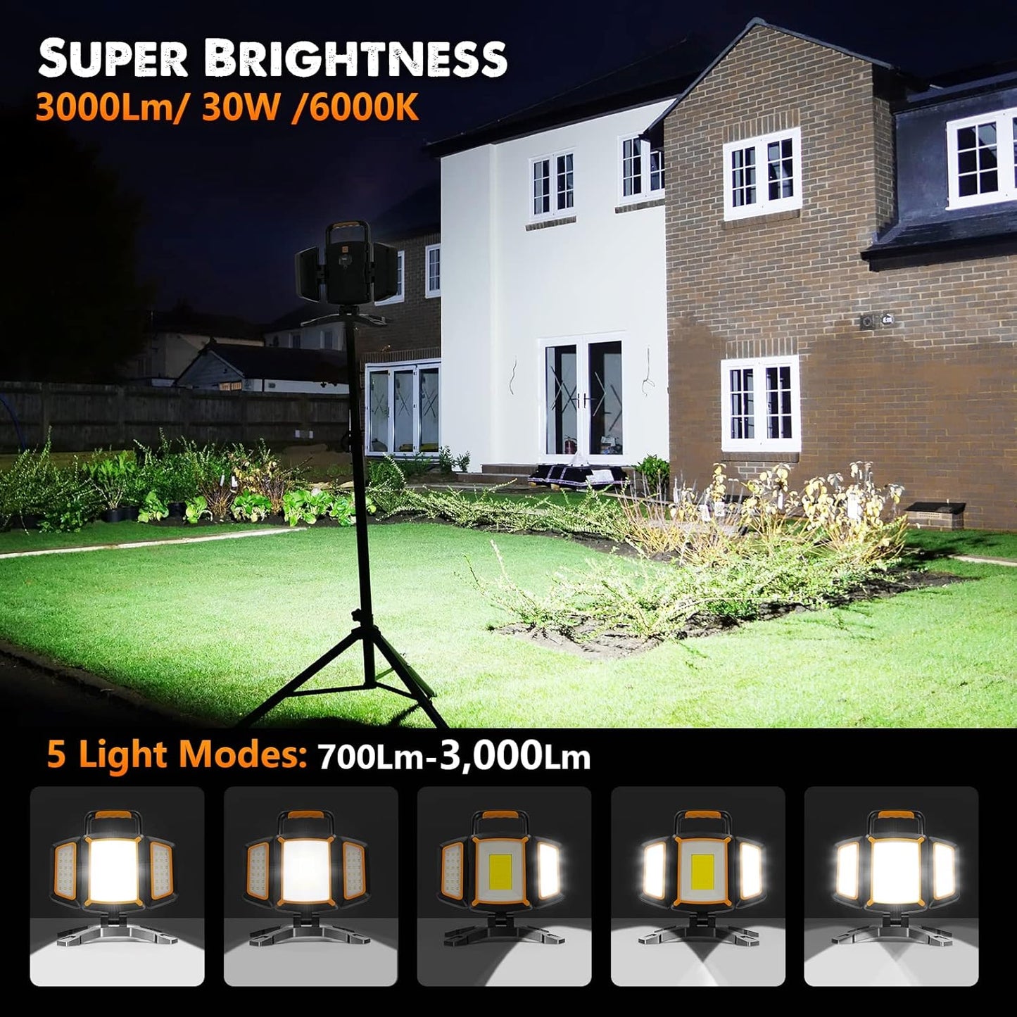 LED-Strahler, 30W|3000LM