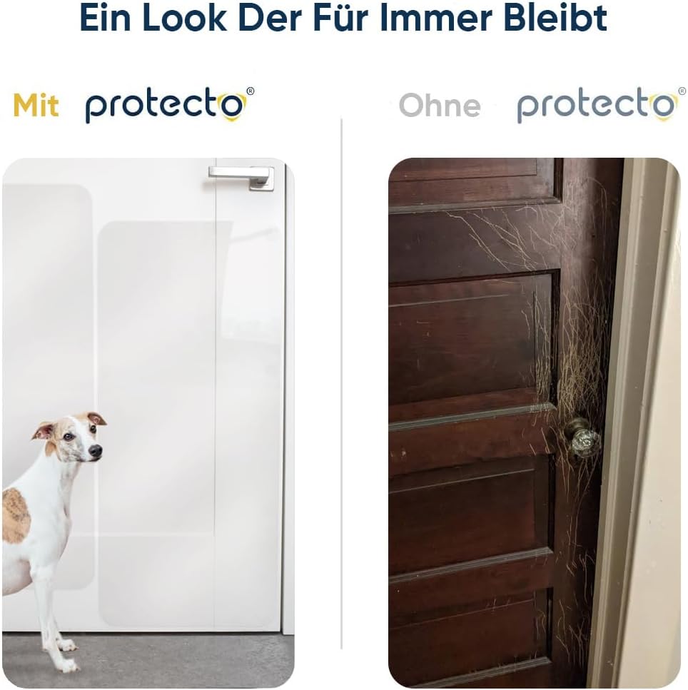 2er Set Türkratzschutz, 90 x 60 cm, 2-stück Farblos