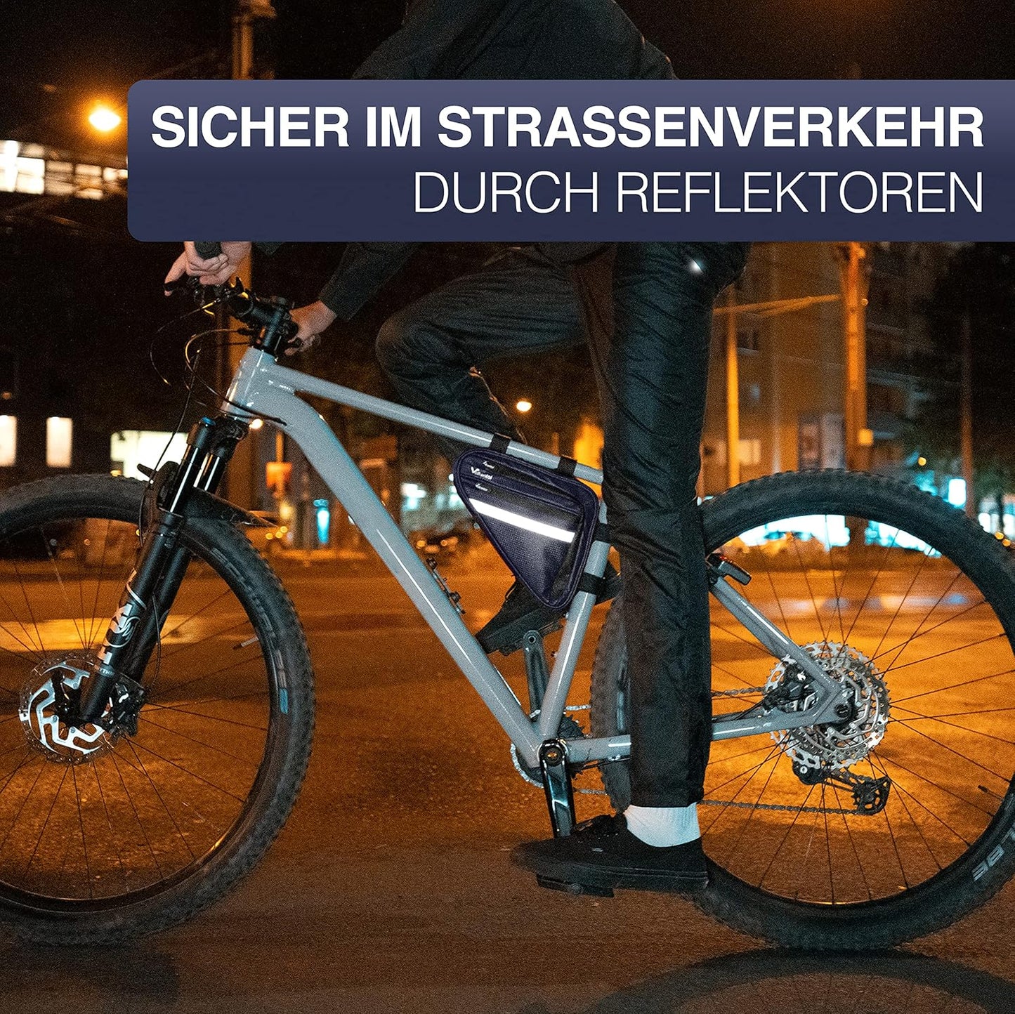 Wasserfeste Rahmentasche, Blau