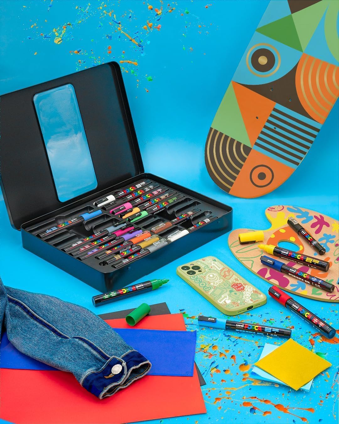 Acrylmarker Set mit Etui, 20er Set Pop Colours