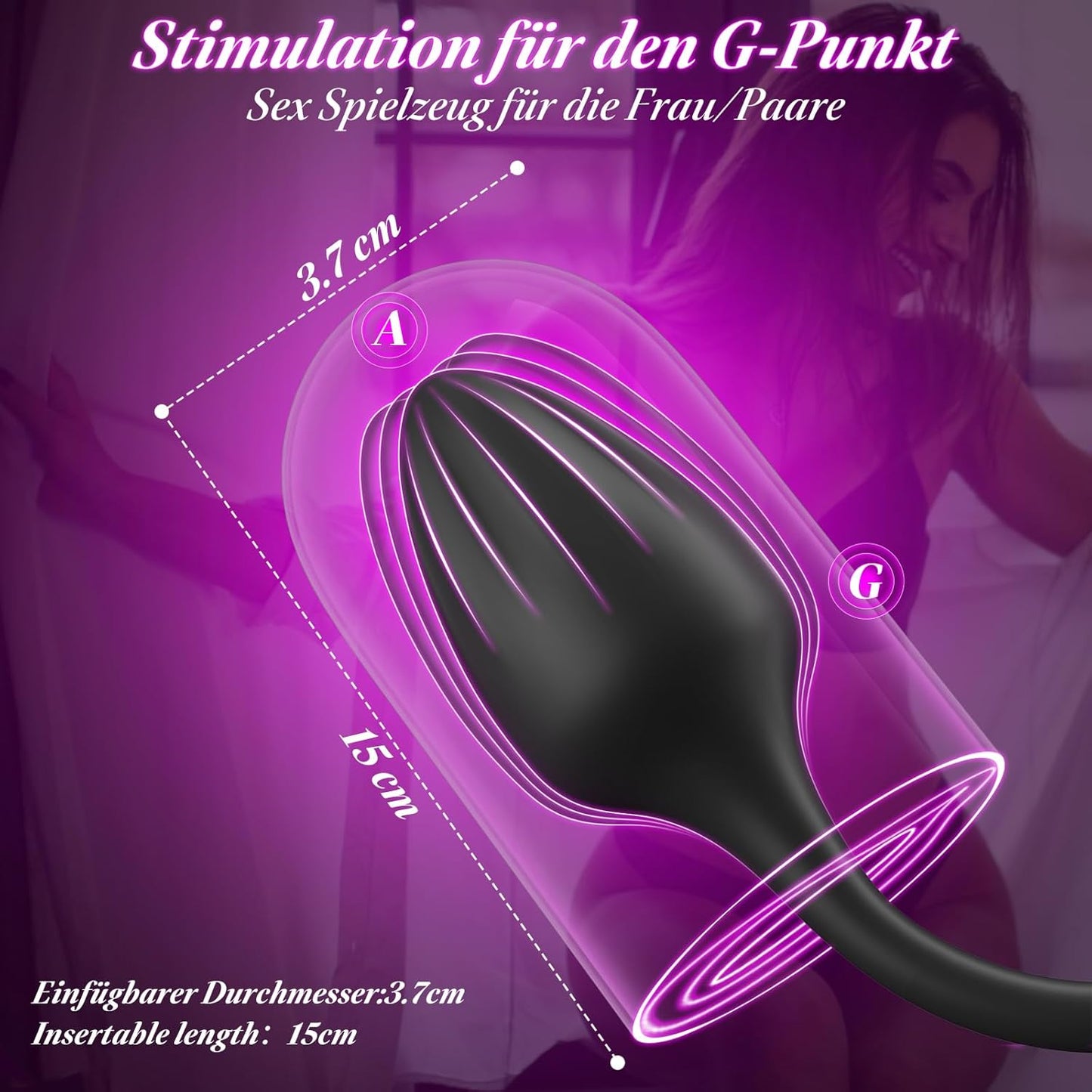 Prostata Stimulation Set mit App-Fernbedienung