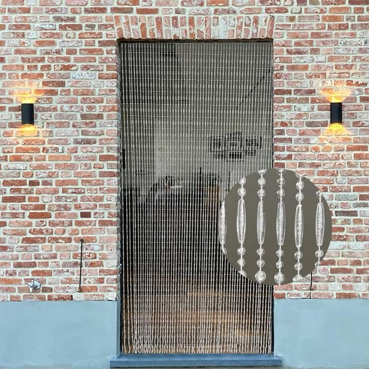 Perlenvorhang, 100 x 230 cm Transparent