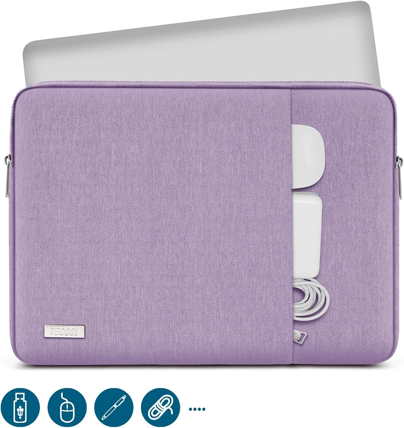 14 Zoll Laptop-Schutzhülle, wasserdicht, 14 inch Lila