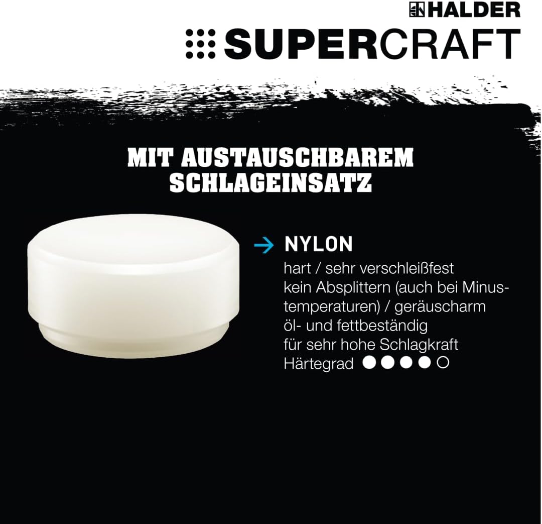 Nylon-Klopfer, Ø=50 mm