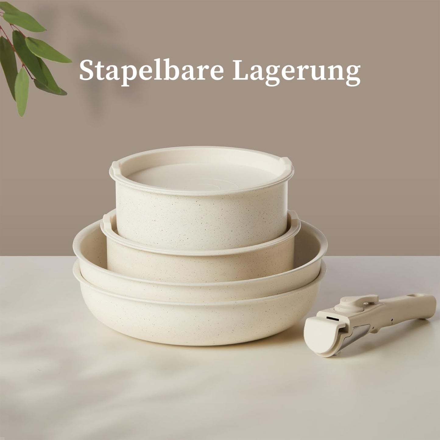 12-teiliges Topf- und Pfannenset, 12 pieces