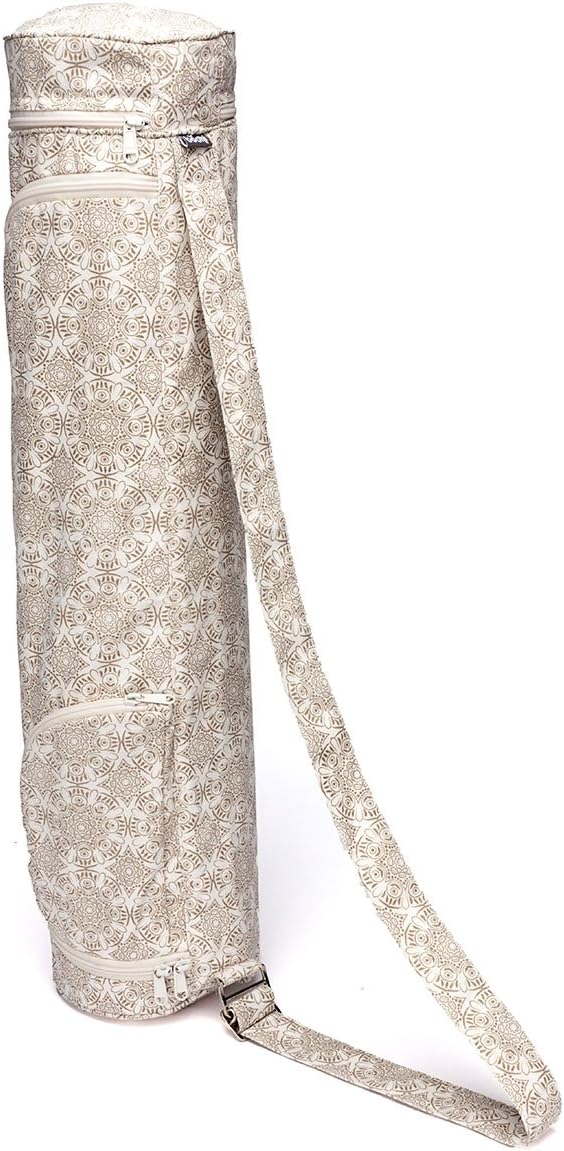 Yogatasche ASANA Bag aus Baumwolle, Madurai/Ecru 70 cm