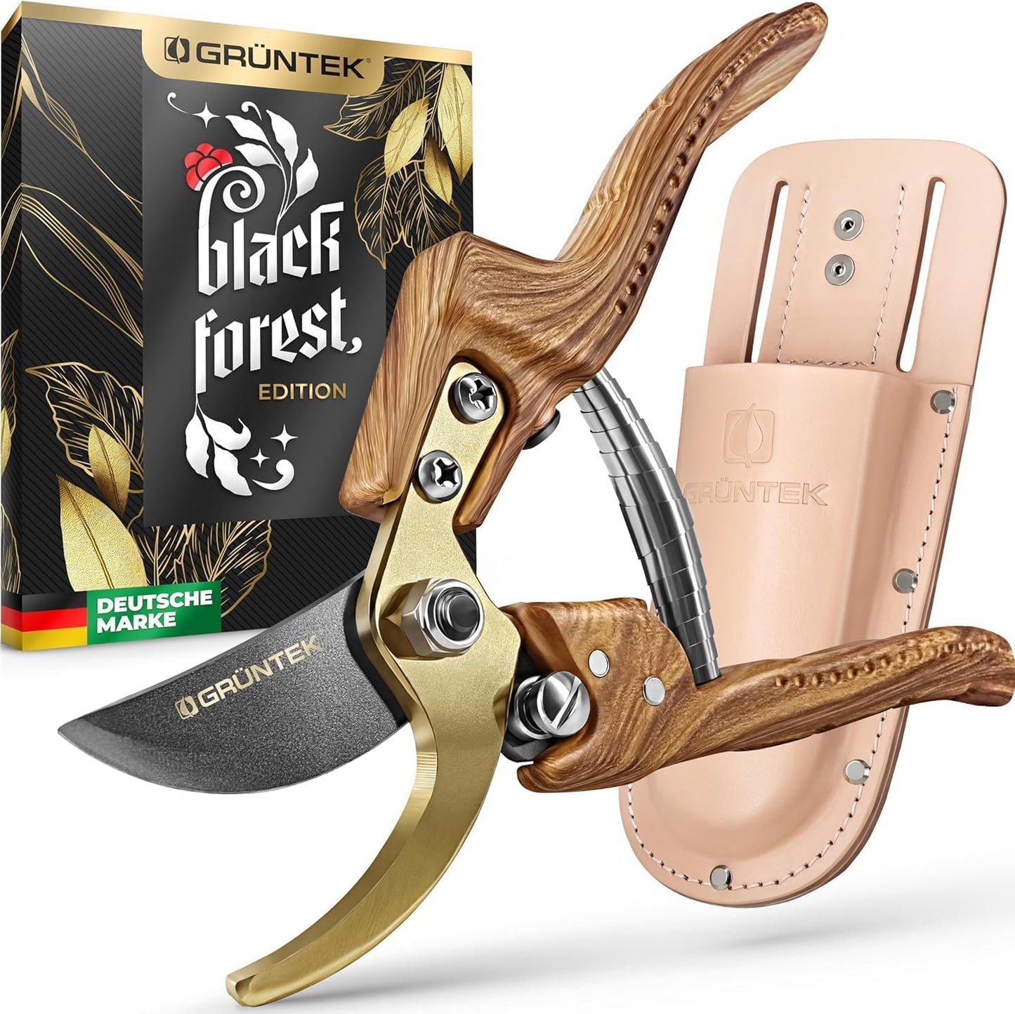 Black Forest Edition - Astschere Bypass-Schere mit Holster