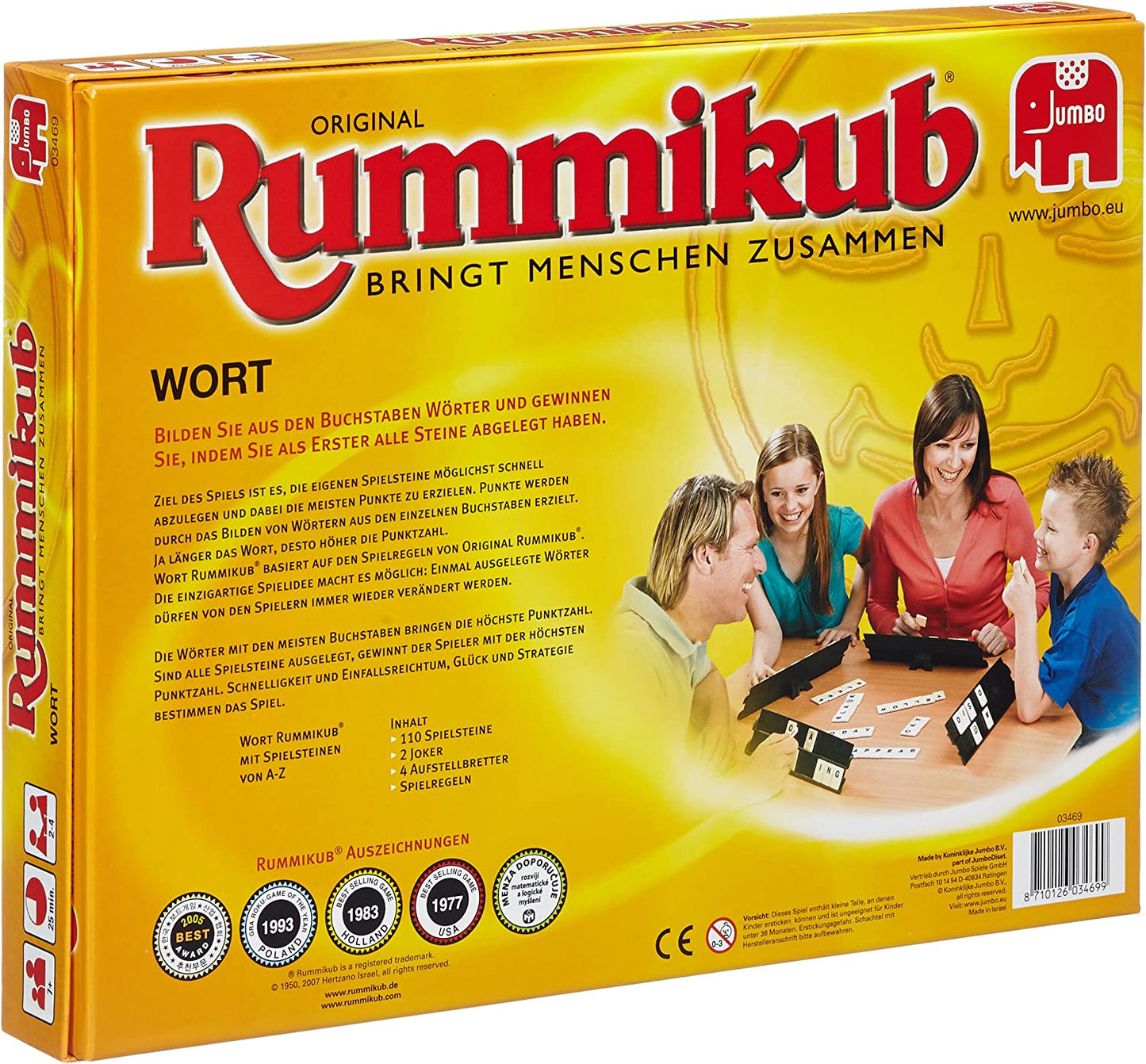 Original Rummikub Wort, Brettspiel, Classic Word
