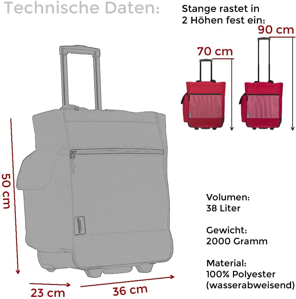 Shoppingtrolley XL, 12895 Black Uni