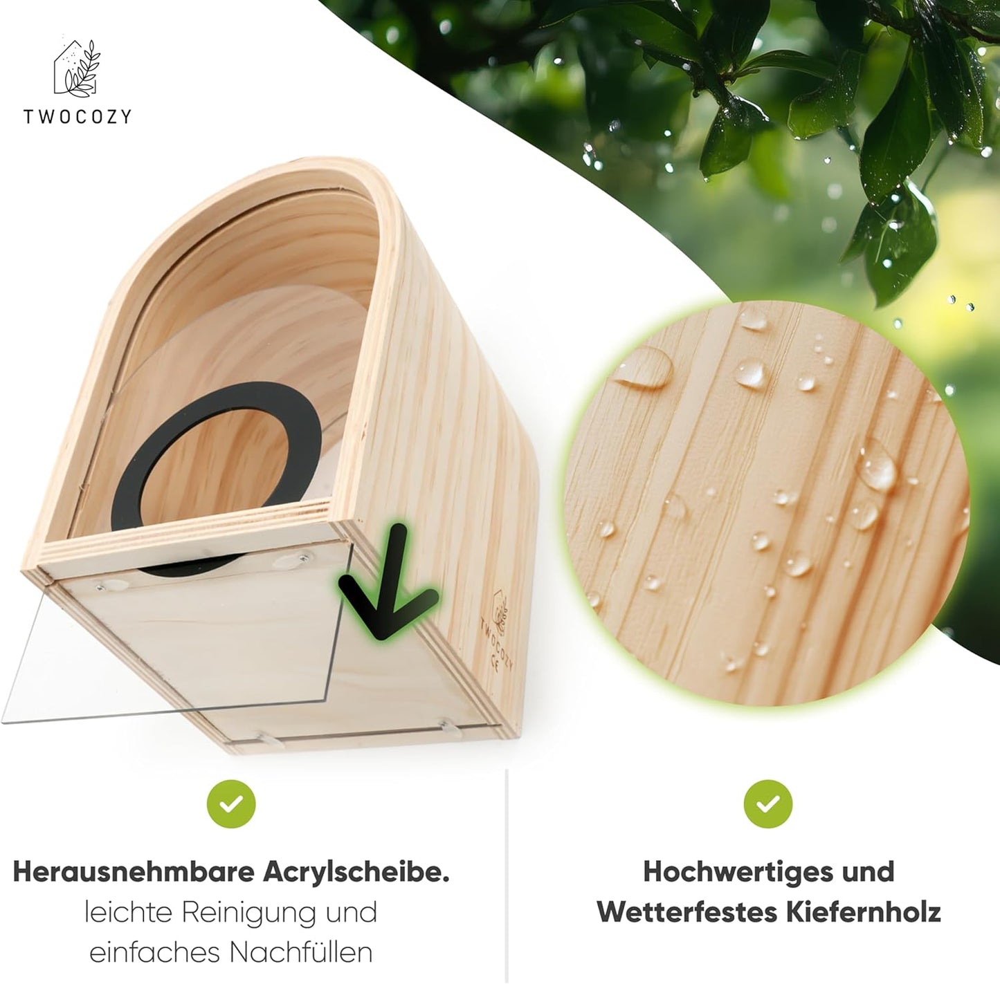 DIY Vogelhaus-Bastelset zum Bemalen