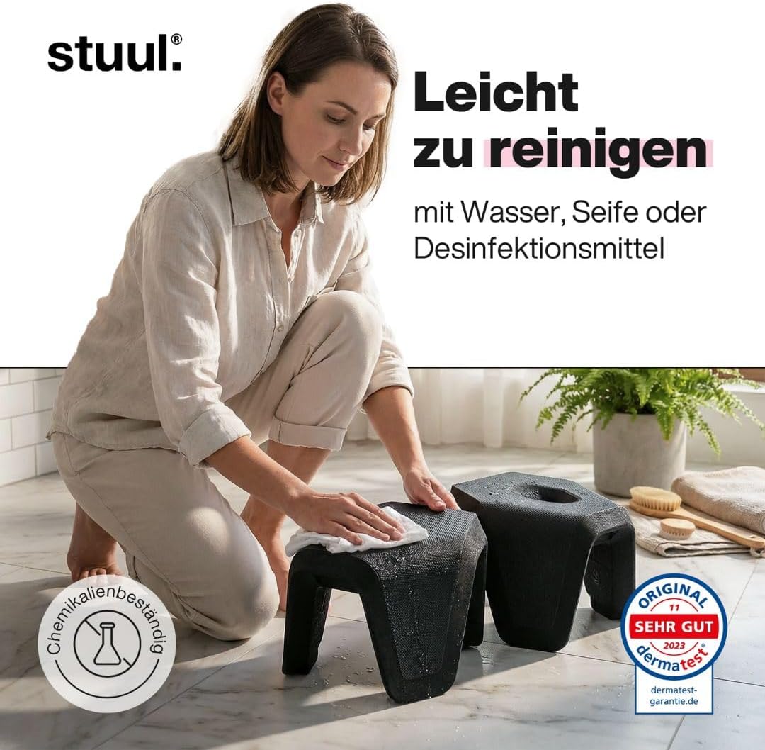 Charcoal Toilettenhocker, Charcoal