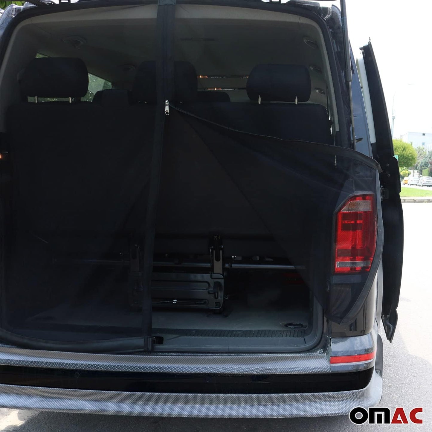 Moskitonetz für Peugeot Expert Traveller 2017-2022, Schwarz / Moskitonetz Hecktür, Expert Traveller 2017-2024