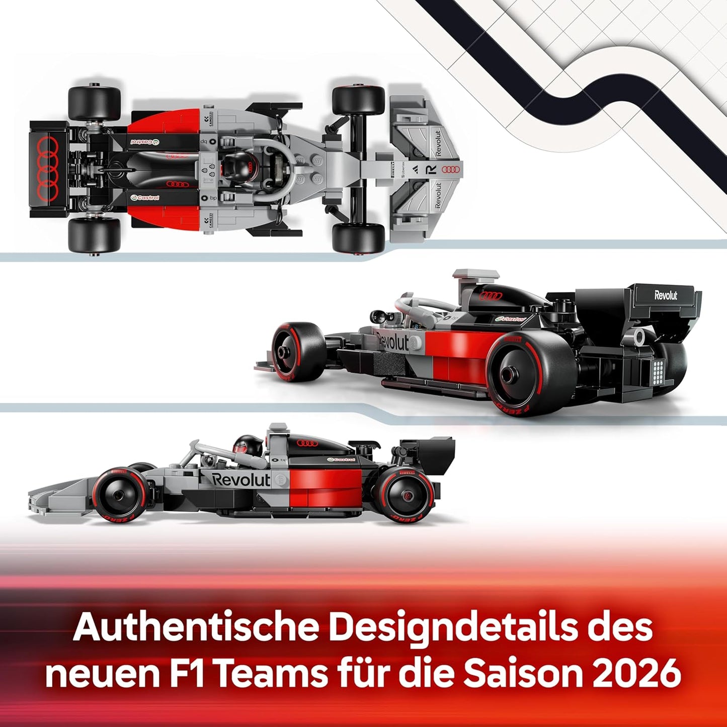 Audi Revolut F1 Team R26 Rennwagen