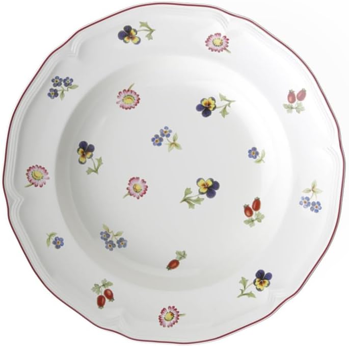 Suppenteller - Serie Petite Fleur, 25 x 25 x 9.20 cm Landhaus & Rustikal