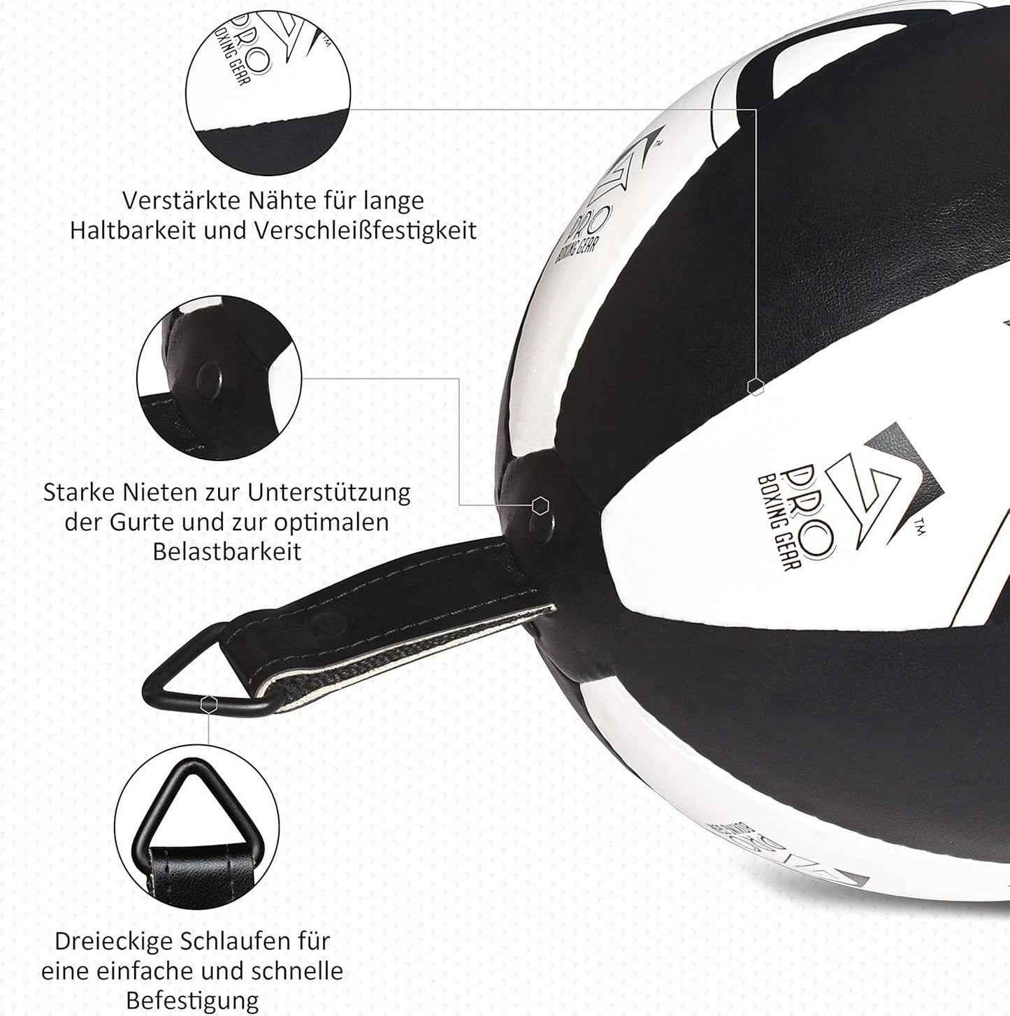 Doppelendball Boxbirne, Black & White Pro