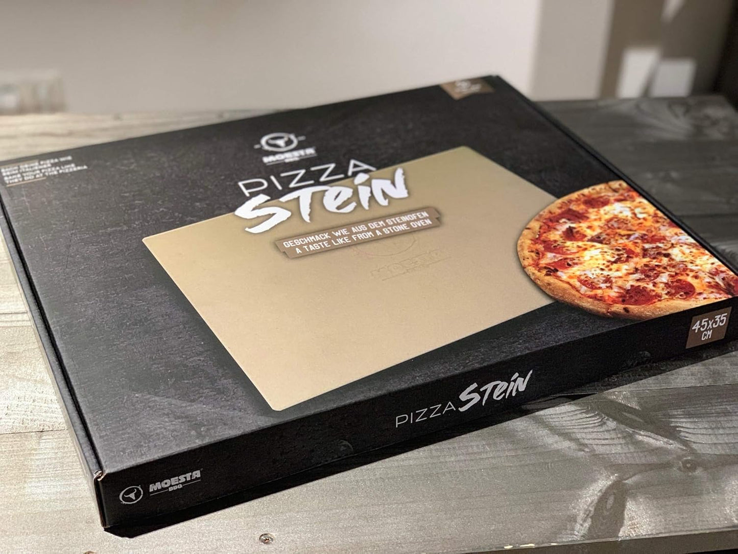 Pizzastein, 45x35cm, Cordierit Eckig 45 x 35cm