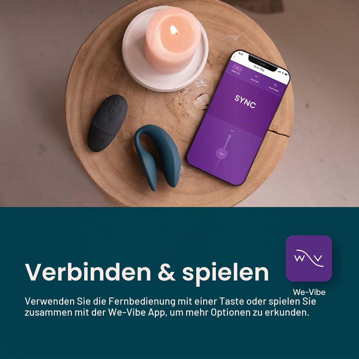 Sync 2 Paarvibrator mit App-Steuerung, Grün
