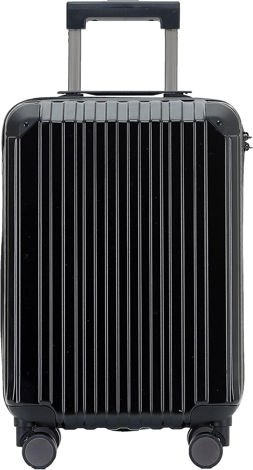 TSA-Schloss Koffer Hardschale Boardcase klein, Schwarz