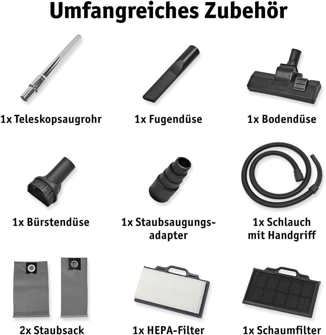 Multifunktionssauger mit Wasserfilter