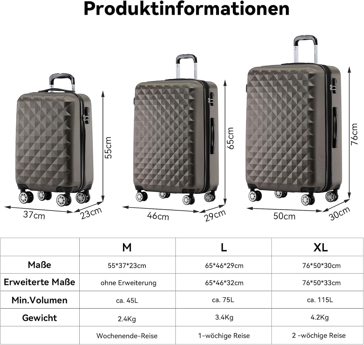 Hartschalen-Trolley, Coffee L