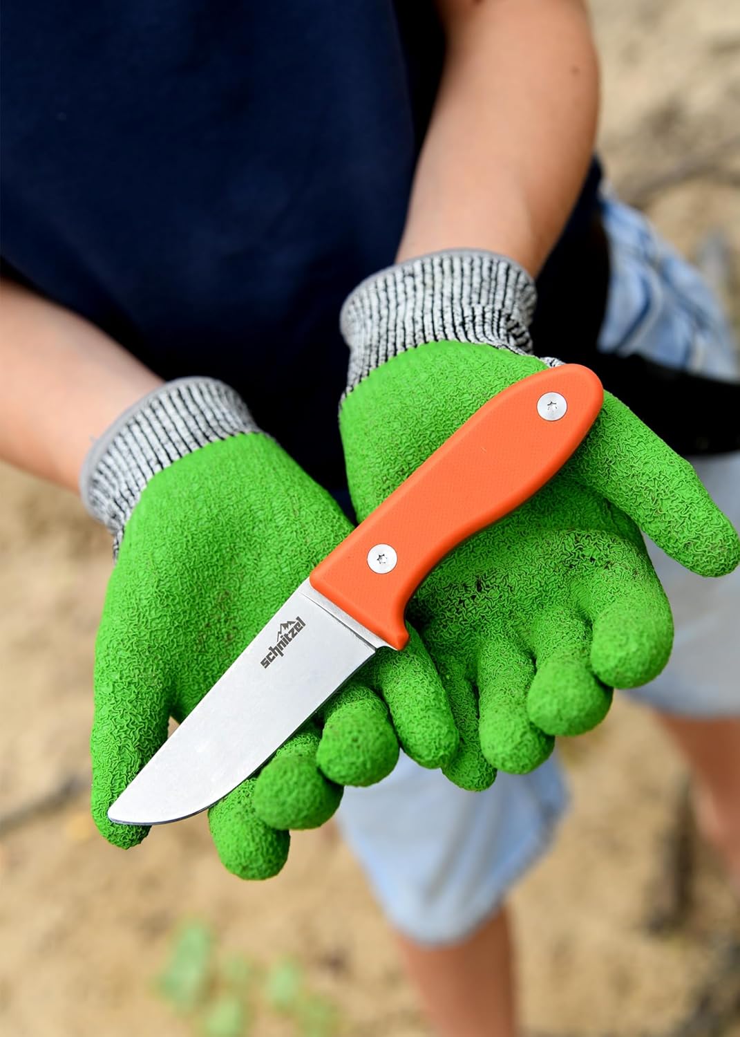 Kinderschnitzmesser, Orange