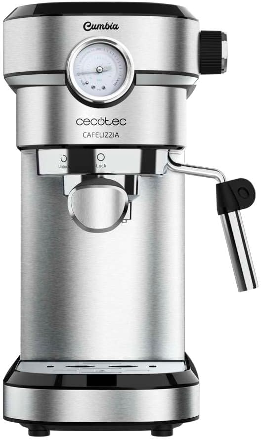 Espressomaschine Cafelizzia 790 Steel Pro, Stahl Mit Manometer