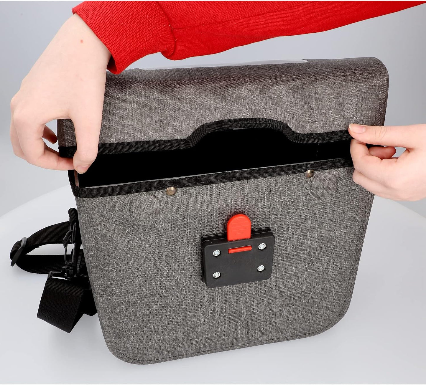 Lenkertasche Plus Cita, Volumen 7 Liter Grau,