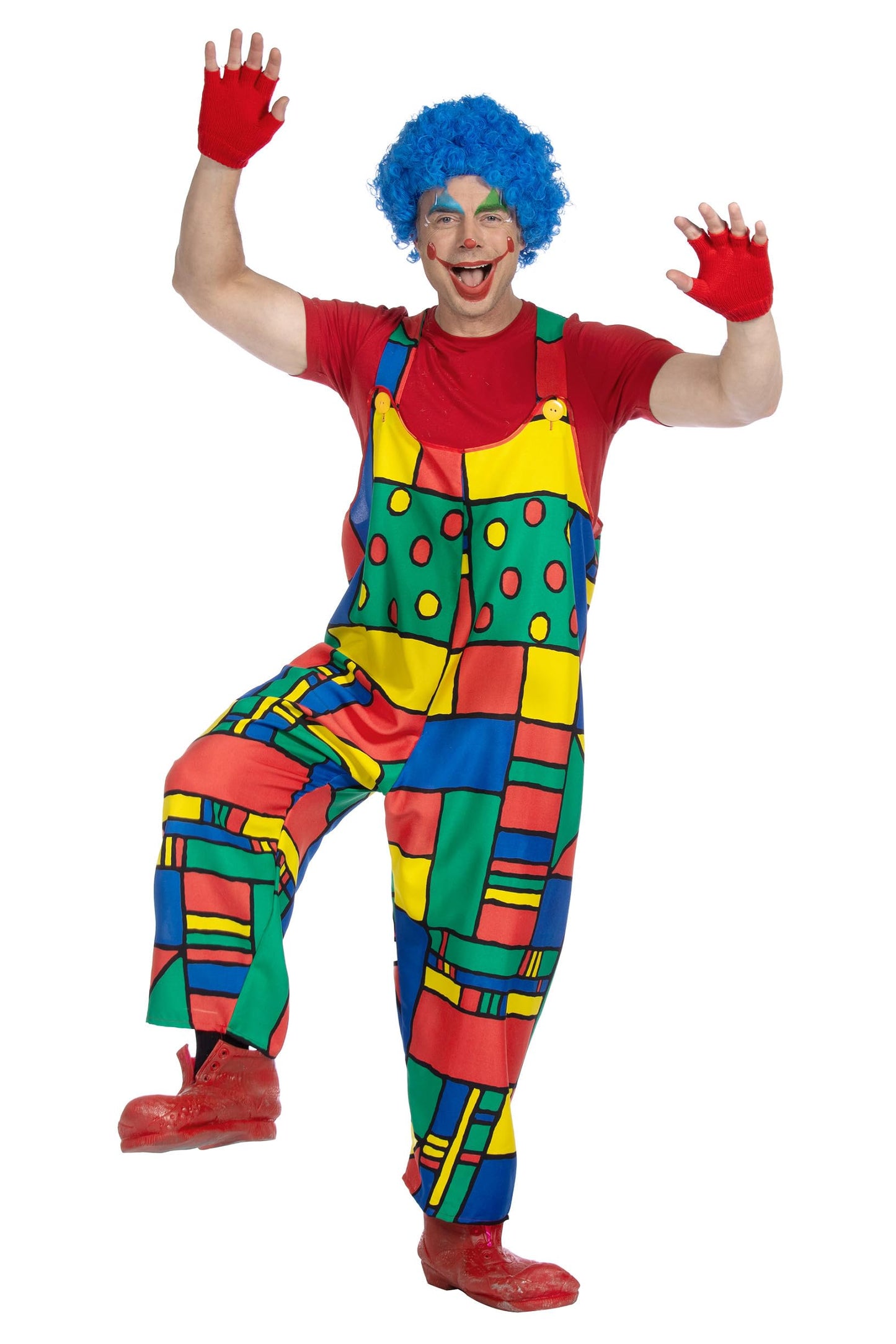 Clown Latzhose für Karneval, 52