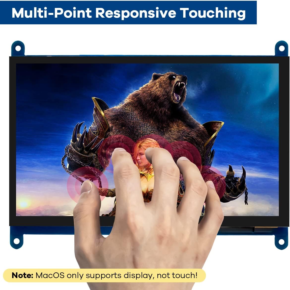 7 Zoll Touchscreen Display für Raspberry Pi, 7inch