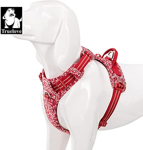 Truelove No-Pull-Hundegeschirr, XL Mohn Rot
