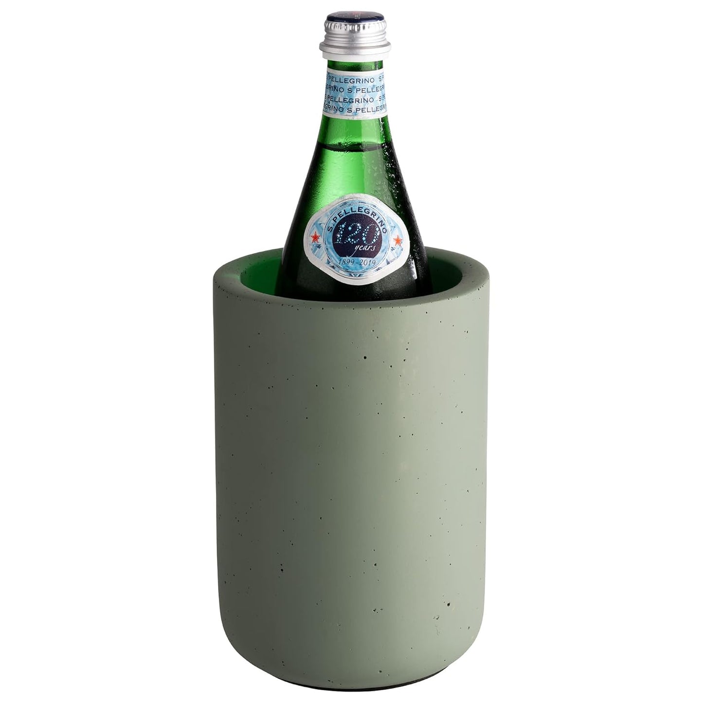 Flaschenkühler ELEMENT, glatt Beton Grün