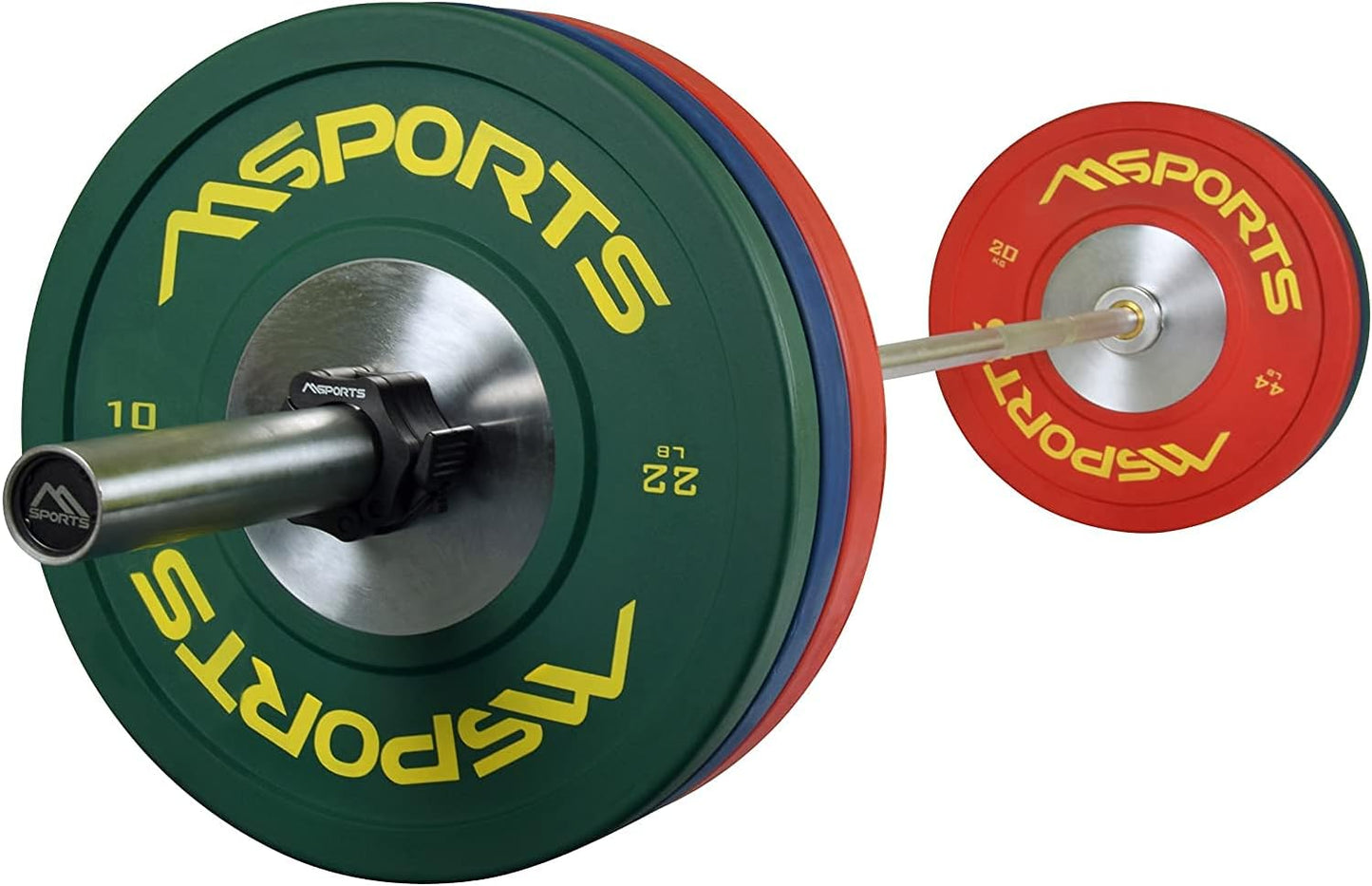 Olympia Hantelscheiben-Set, 10 kg - Smaragdgrün