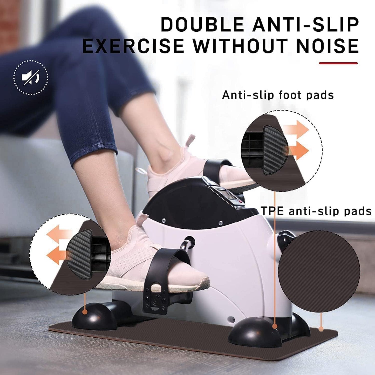 Mini Bike Heimtrainer, Schwarz
