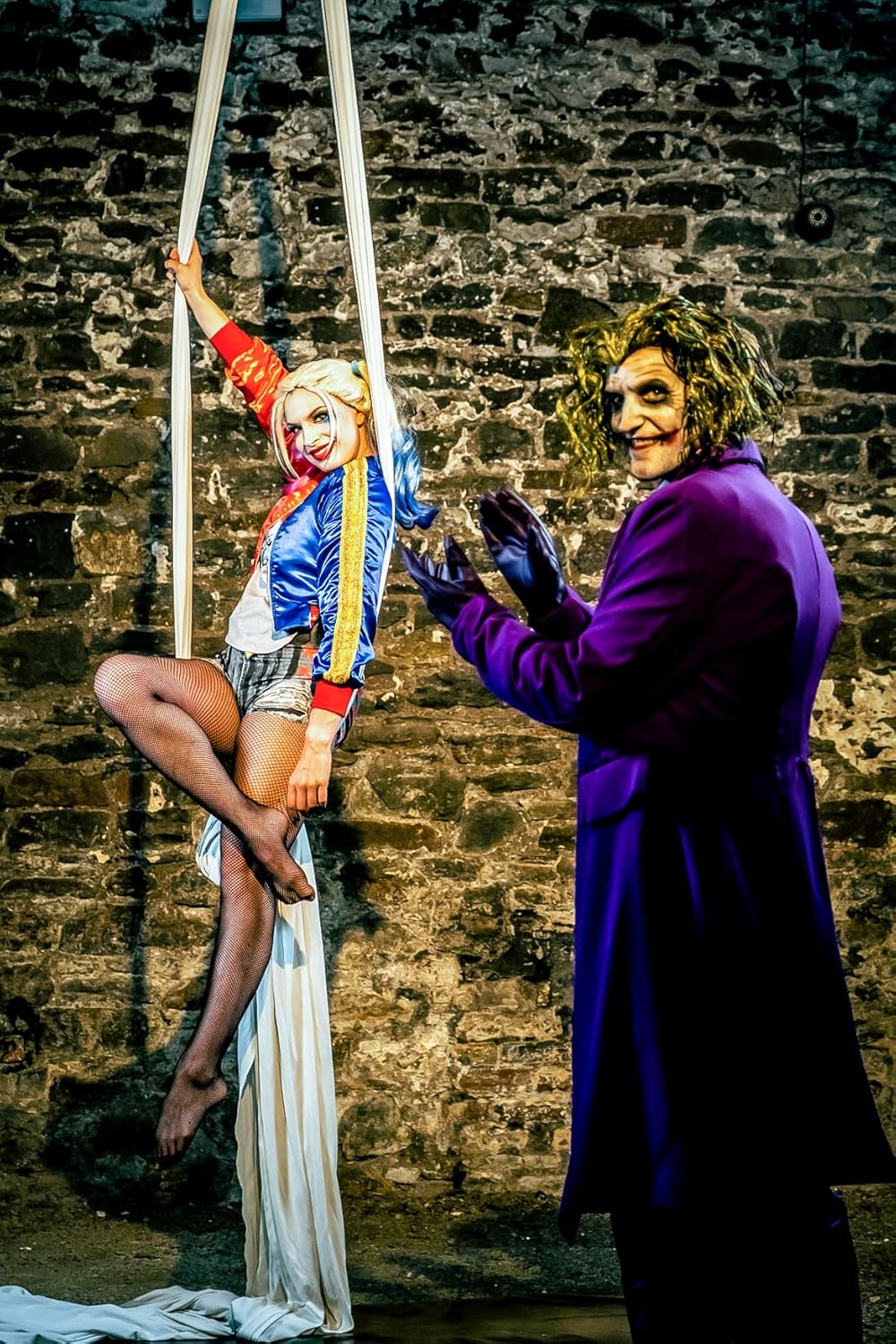 Harley Quinn Kostüm-Set für Damen, XS