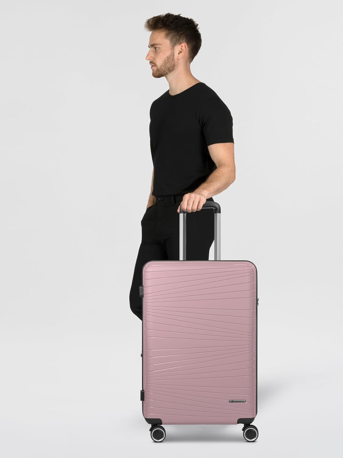 Dallas 3.0 Hartschalen-Trolley mit TSA-Schloss, Old Rose Koffer M (65 cm) erweiterbar